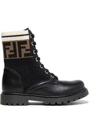 Fendi Schnürstiefel mit FF-Print