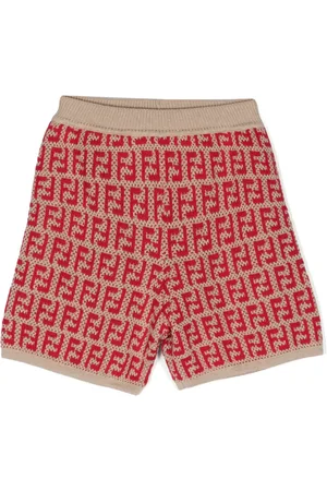 Fendi Gestrickte Shorts mit FF