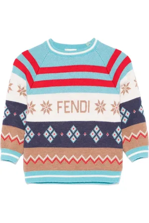 Fendi Pullover mit Intarsienmuster