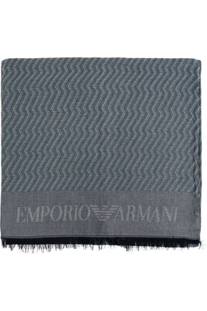 Emporio Armani Schal mit Zickzackmuster