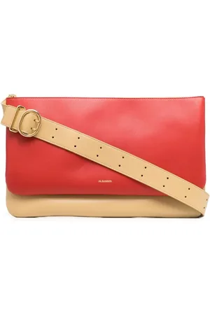 Jil Sander Schultertasche in Colour-Block-Optik