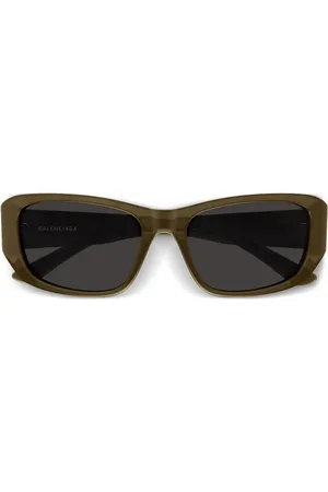Balenciaga Sonnenbrille mit eckigem Gestell