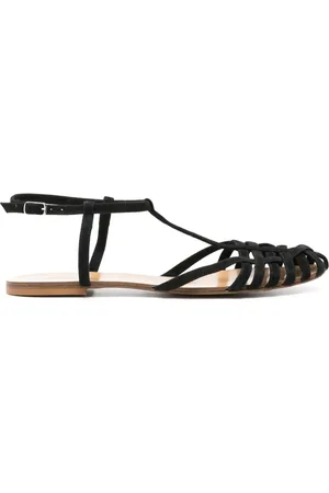 ANNA F. Sandalen aus Wildleder