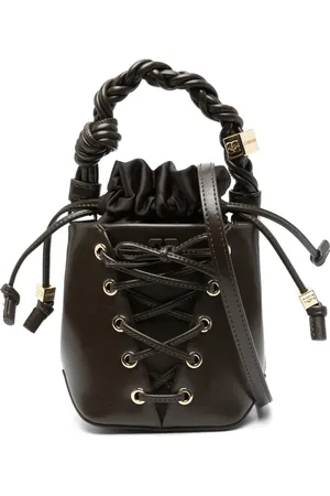 Ganni Beuteltasche mit Logo