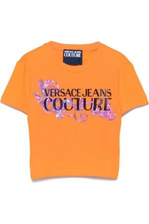 VERSACE Cropped-Top mit Print