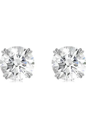 Pragnell 18kt Weißgoldohrstecker mit Diamanten