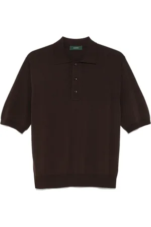 ZANONE Fein gestricktes Poloshirt