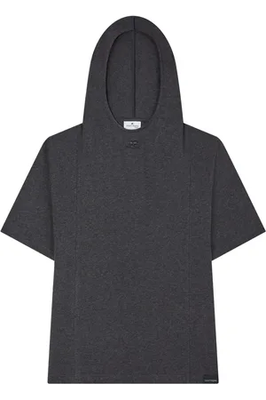 Courrèges T-Shirt mit Kapuze