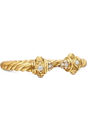 David Yurman 18kt Renaissance Gelbgoldring mit Diamant 2,3mm