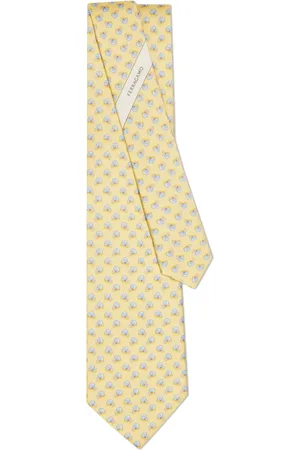 Salvatore Ferragamo Seidenkrawatte mit Fußball-Print