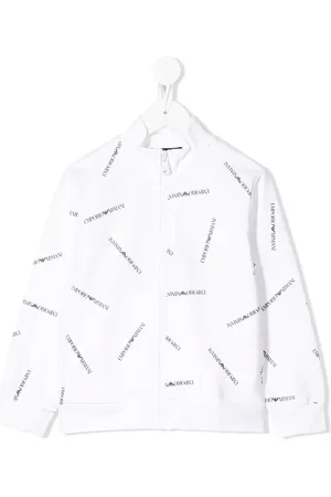 Emporio Armani Sweatshirtjacke mit Logos