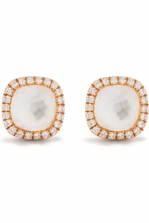 Tirisi 18kt Milano Sweeties Rotgoldohrringe mit Diamanten