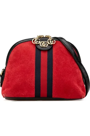 Gucci 2016-heute kleine Ophidia Dome Umhängetasche aus Wildleder