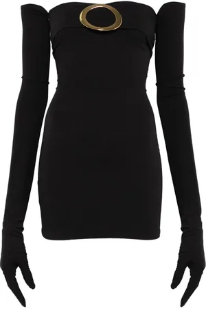 MANURI Bobby Minikleid mit Schnallen
