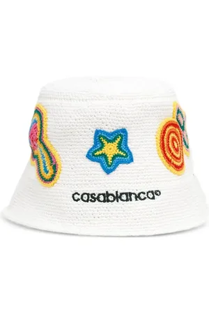 Casablanca Fischerhut mit Logo-Stickerei