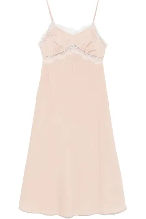 VIVETTA Midikleid mit Spitzenbesatz
