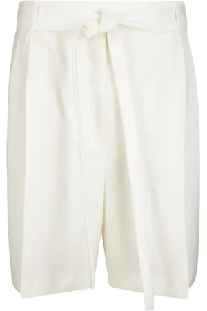 Rohe Shorts mit Paperbag-Taille