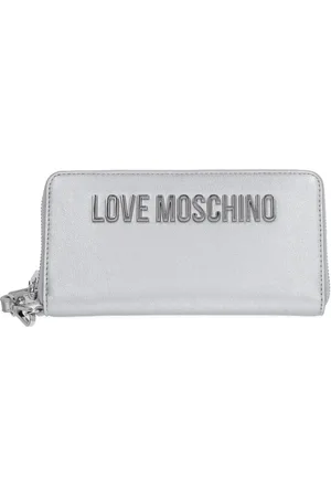 Moschino Portemonnaie im Metallic-Look