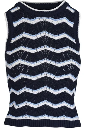 VERONICA BEARD Jerrel Tanktop in Chevron-Strick