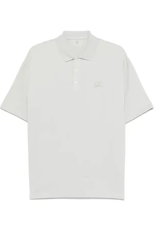 C.P. Company Poloshirt mit Logo-Stickerei