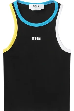 Msgm Tanktop mit Logo-Stickerei