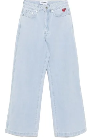 Chocoolate Jeans mit weitem Bein