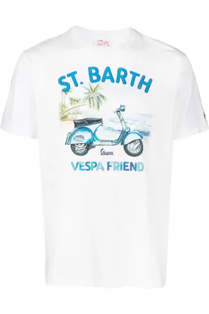 MC2 SAINT BARTH T-Shirt mit Illustrations-Print