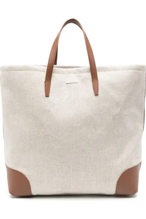 Kiton Tote Bag mit Logo-Schriftzug