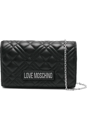 Moschino Gesteppte Umhängetasche aus Faux-Leder