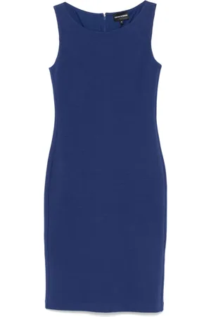 Emporio Armani Geripptes Minikleid