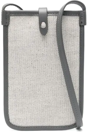 Kiton Umhängetasche mit Logo-Prägung