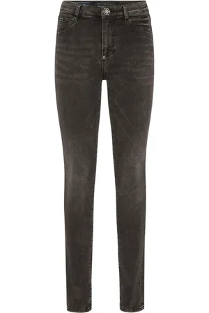 Philipp Plein Skinny-Jeans mit hohem Bund