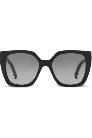 Gucci Black Sonnenbrille im Butterfly-Design
