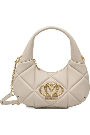Moschino Handtasche mit Logo-Schild