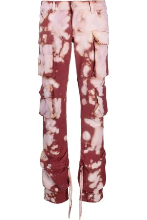 The Attico Essie Cargohose mit Batikmuster