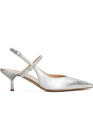 The Seller Slingback-Pumps im Metallic-Look 60mm