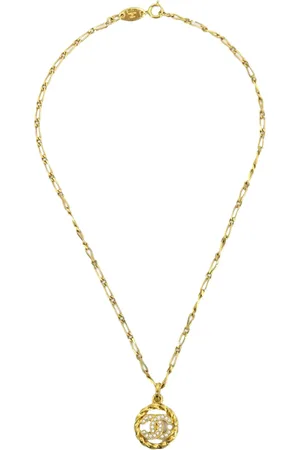 CHANEL 1982 Halskette mit Medaillon-Anhänger