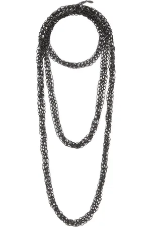 Brunello Cucinelli Halskette im Layering-Look mit Perlen