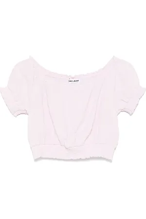 DKNY T-Shirty aus Seersucker