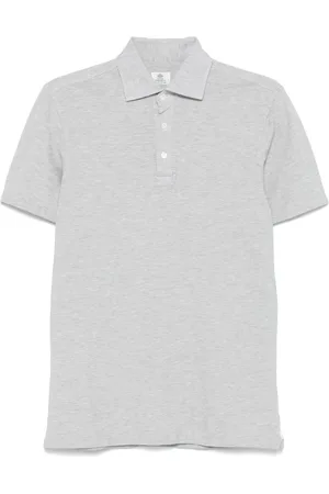 LUIGI BORRELLI NAPOLI Meliertes Poloshirt