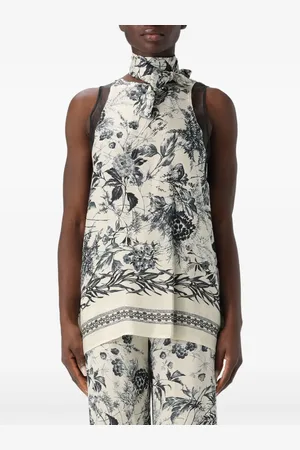 SIMONA CORSELLINI Top mit Blumen-Print