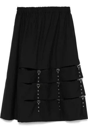 NOIR KEI NINOMIYA Midirock mit Zierschnalle