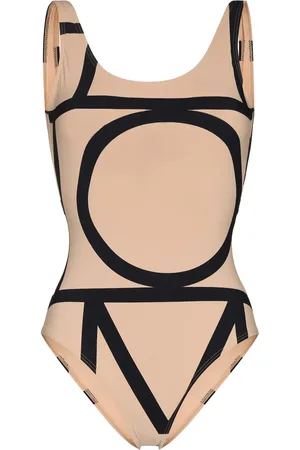 Totême Badeanzug mit Monogramm-Print