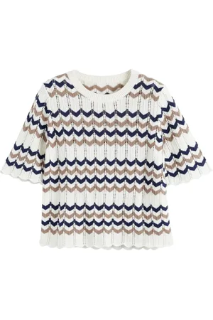 Chinti & Parker Top mit Zickzackmuster