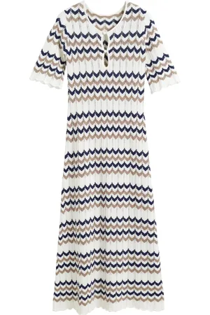 Chinti & Parker Kleid mit Zickzackmuster