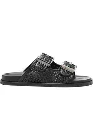 Casadei Pantoletten mit Logo-Gravur