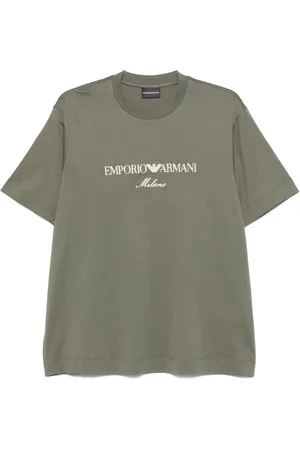 Emporio Armani T-Shirt mit Logo-Stickerei
