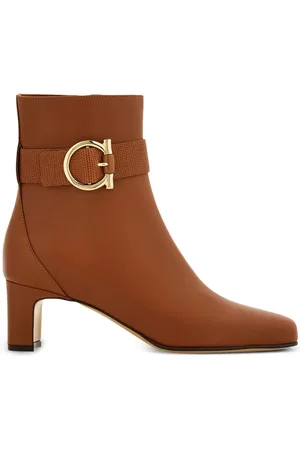 Salvatore Ferragamo Stiefeletten mit Gancini-Detail