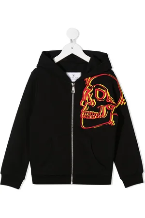 Philipp Plein Kapuzenjacke mit Totenkopf