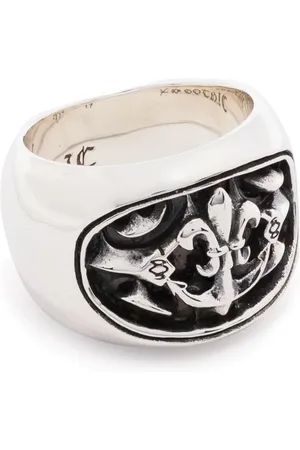 YOHJI YAMAMOTO Ring mit Schwertlilien-Anker